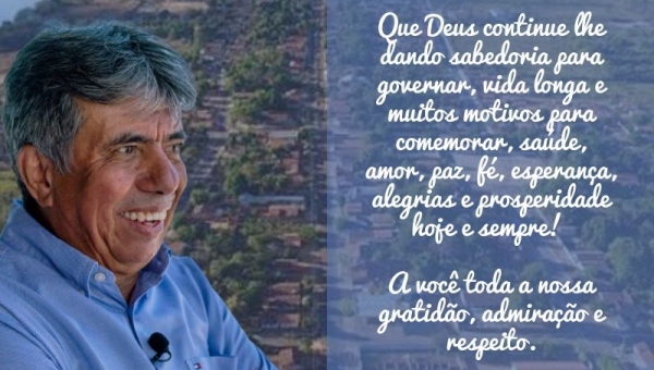 Aniversário do Prefeito de Tocantínia, Manoel Silvino Gomes Neto