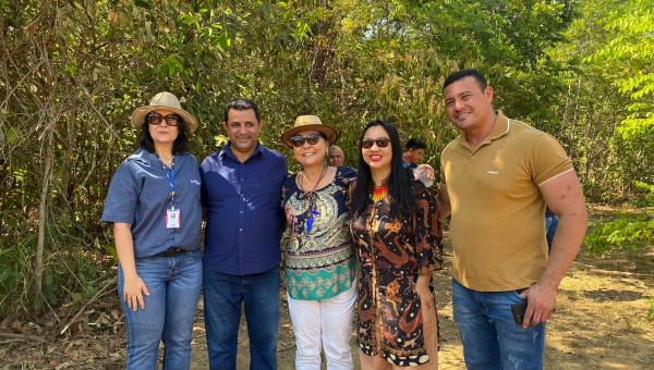 Embrapa Inaugura Projeto de Produção de Alimentos em Comunidade Indígena com a Presença do Vice-Prefeito de Tocantínia 