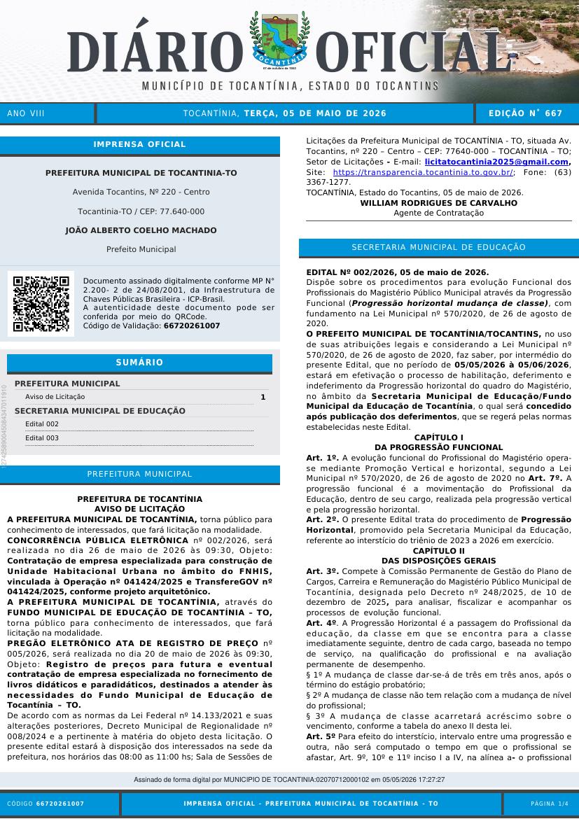 Capa da edição