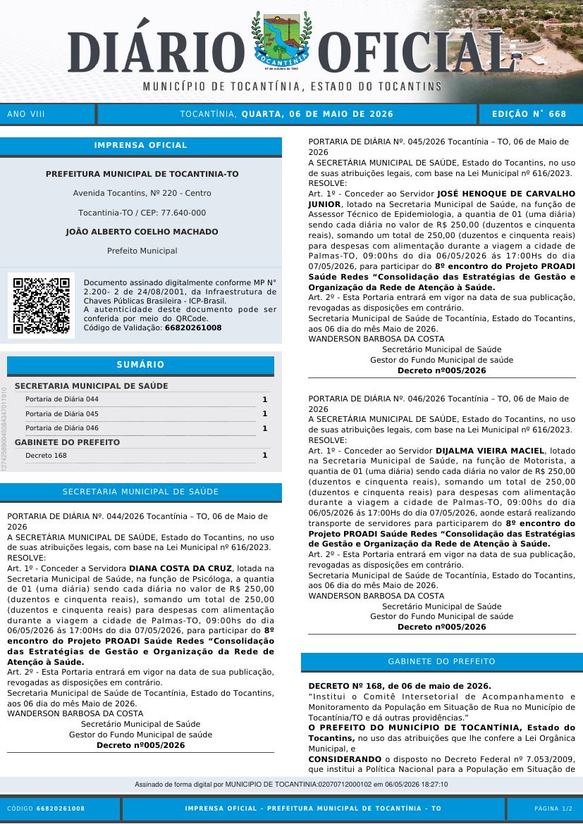 Capa da edição