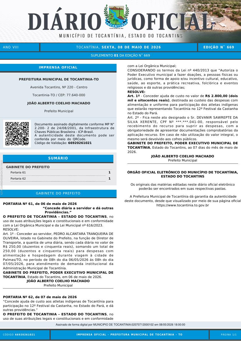 Capa da edição