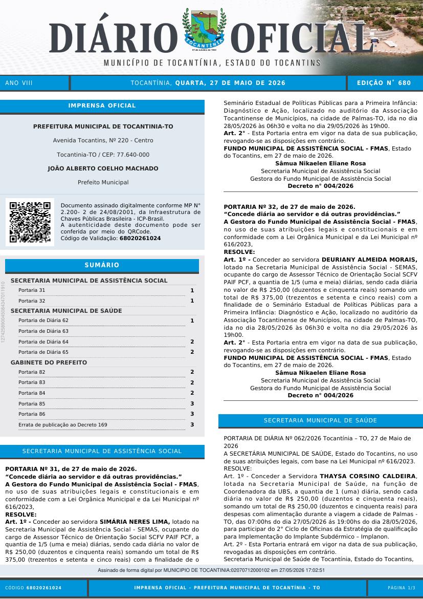 Capa da edição