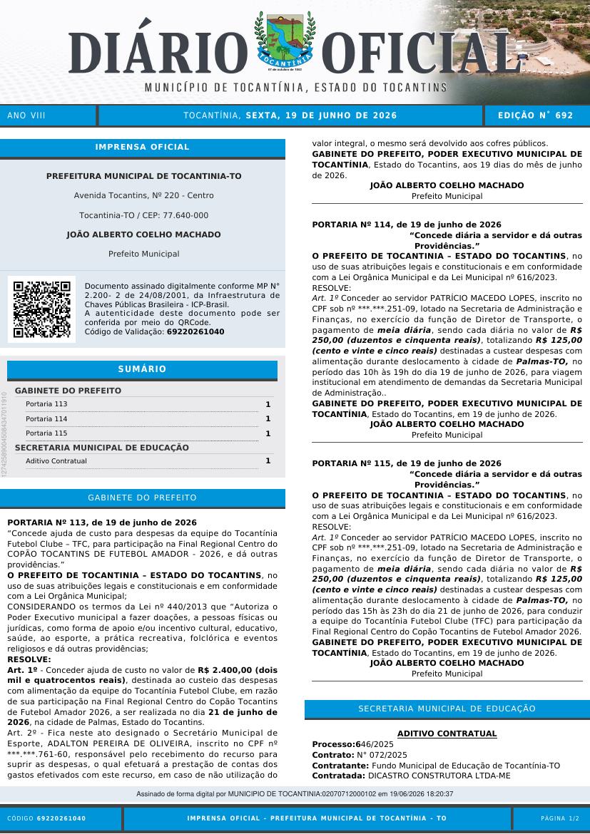 Capa da edição