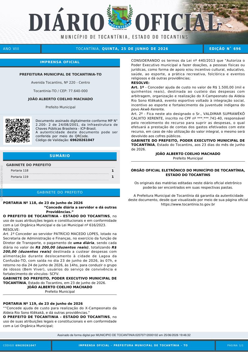Capa da edição