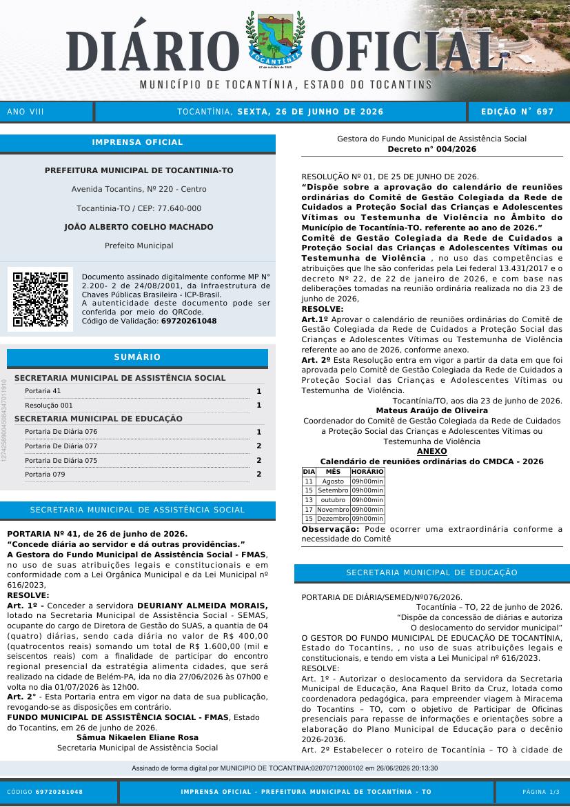 Capa da edição