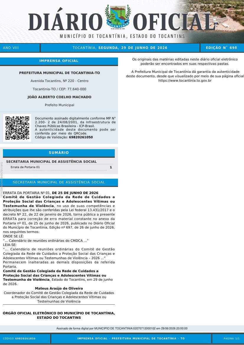 Capa da edição