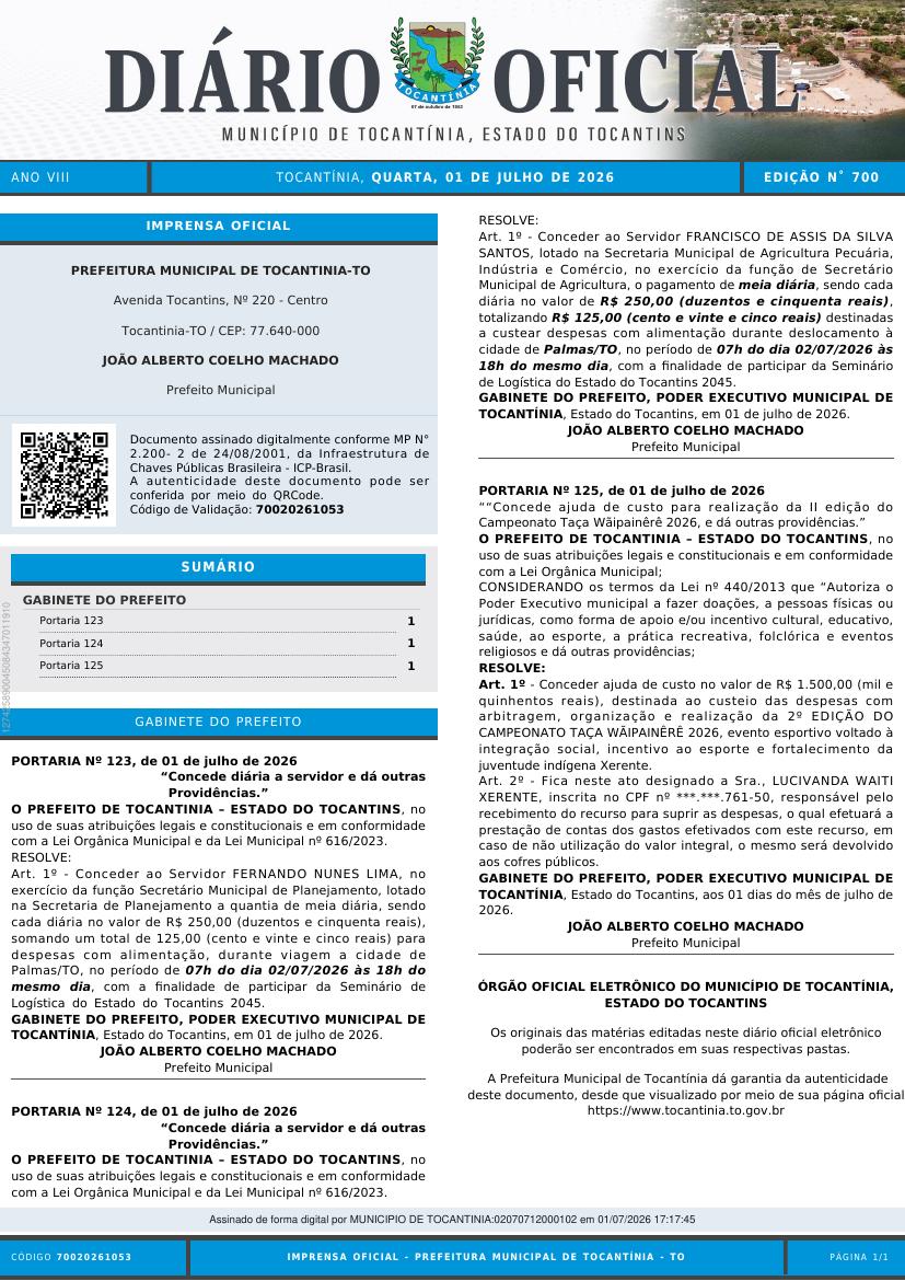 Capa da edição