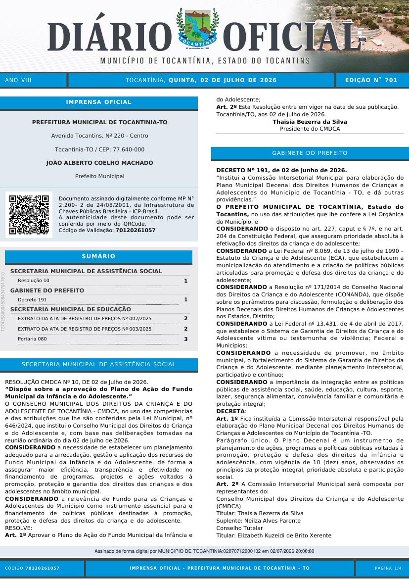 Capa da edição