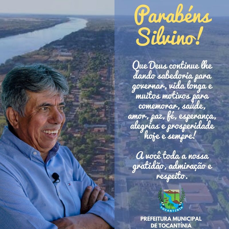 Aniversário do Prefeito de Tocantínia, Manoel Silvino Gomes Neto