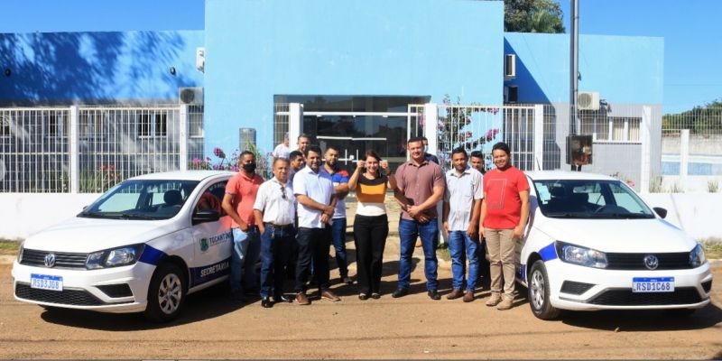 Secretaria de Saúde de Tocantínia recebe mais dois veículos novos para atender a população do município