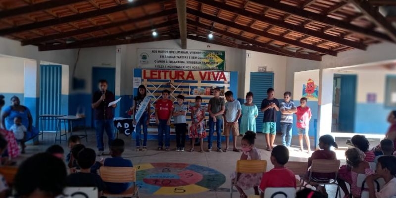 Alunos da Escola Municipal Benvindo Souza Luz, em Tocantínia, elegem a nova diretoria do Grêmio Estudantil