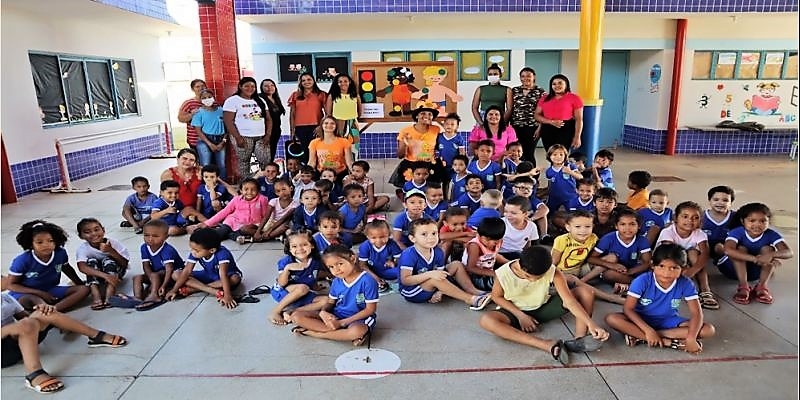 Ação Faça Bonito de proteção às crianças chega em escola municipal de Tocantínia