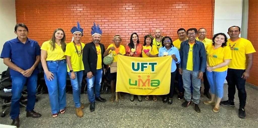 Acadêmicos da UMA de Tocantínia têm audiência com a secretaria dos Povos Originários e Tradicionais do Tocantins