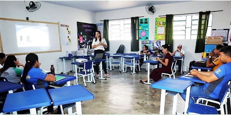 Professores da Rede Municipal de Tocantínia participam da segunda devolutiva do Projeto Aprova Brasil