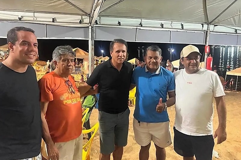 Deputado Federal Carlos Guaguim visita Praia Pôr do Sol em Tocantínia