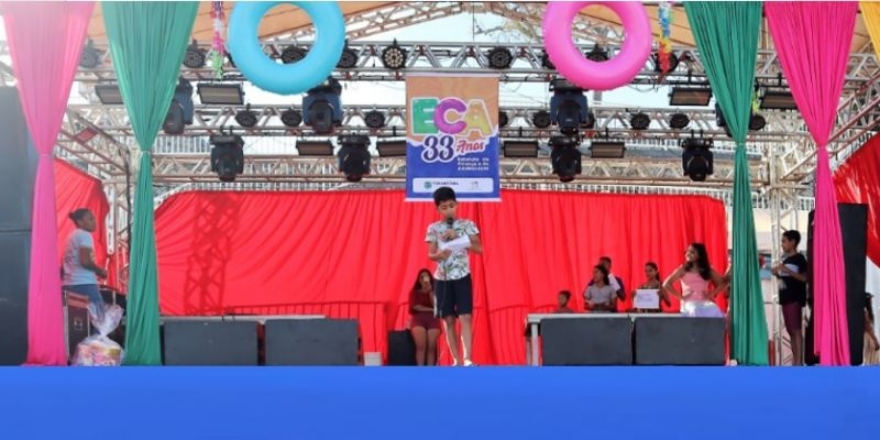 Tocantínia comemora os 33 anos do Estatuto da Criança e do Adolescente com atividades na Praia Pôr do Sol