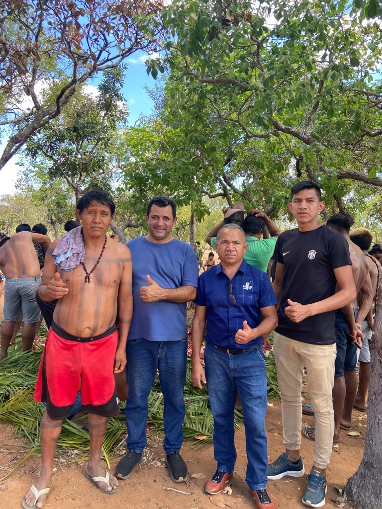 Vice-prefeito de Tocantínia participa da cerimônia que marca o encontro dos clãs indígena