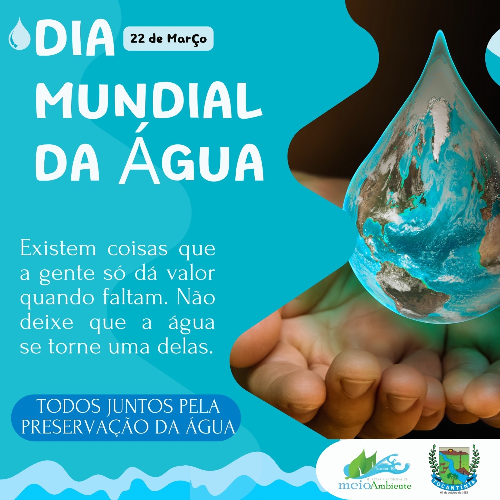 22 DE MARÇO – DIA MUNDIAL DA ÁGUA