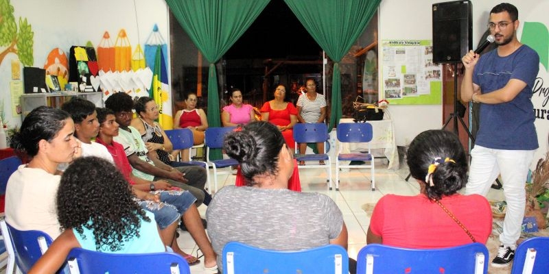 Roda de conversa motivacional movimenta o Centro de Referência do Projeto Leitura Viva, em Tocantínia