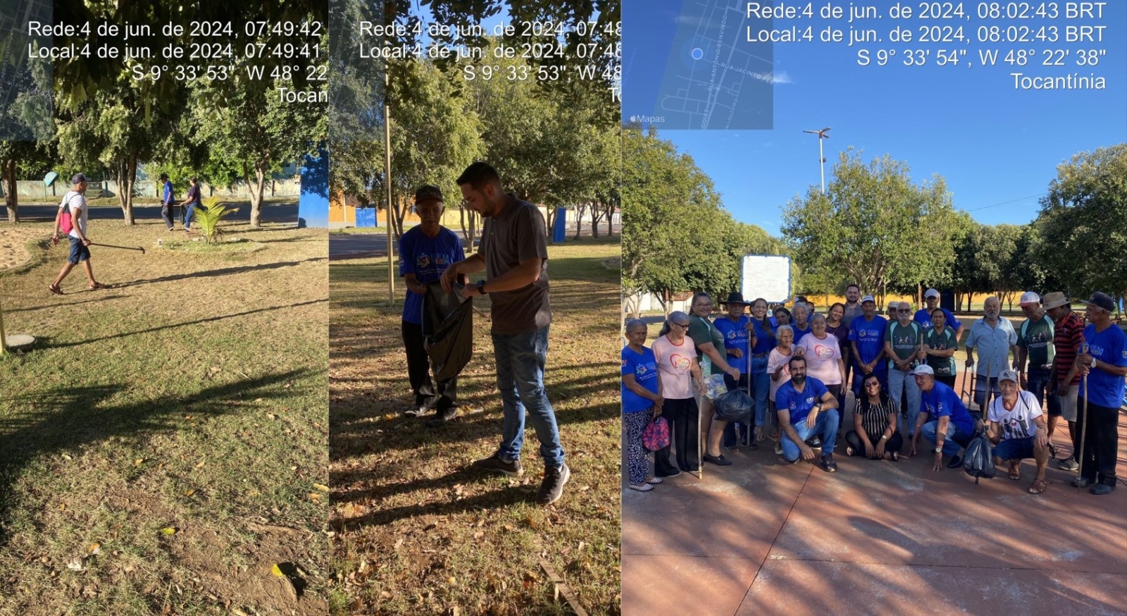 Mutirão de Limpeza é Realizado na Praça Frei Antônio de Ganges