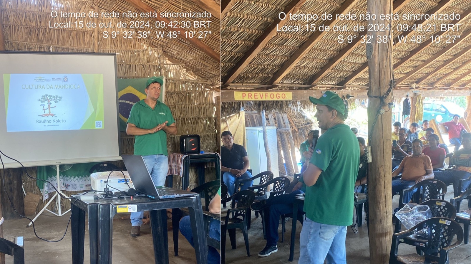 Tocantínia realiza Dia de Campo e aborda Técnicas de Plantio Direto da Mandioca na Aldeia Cachoeirinha