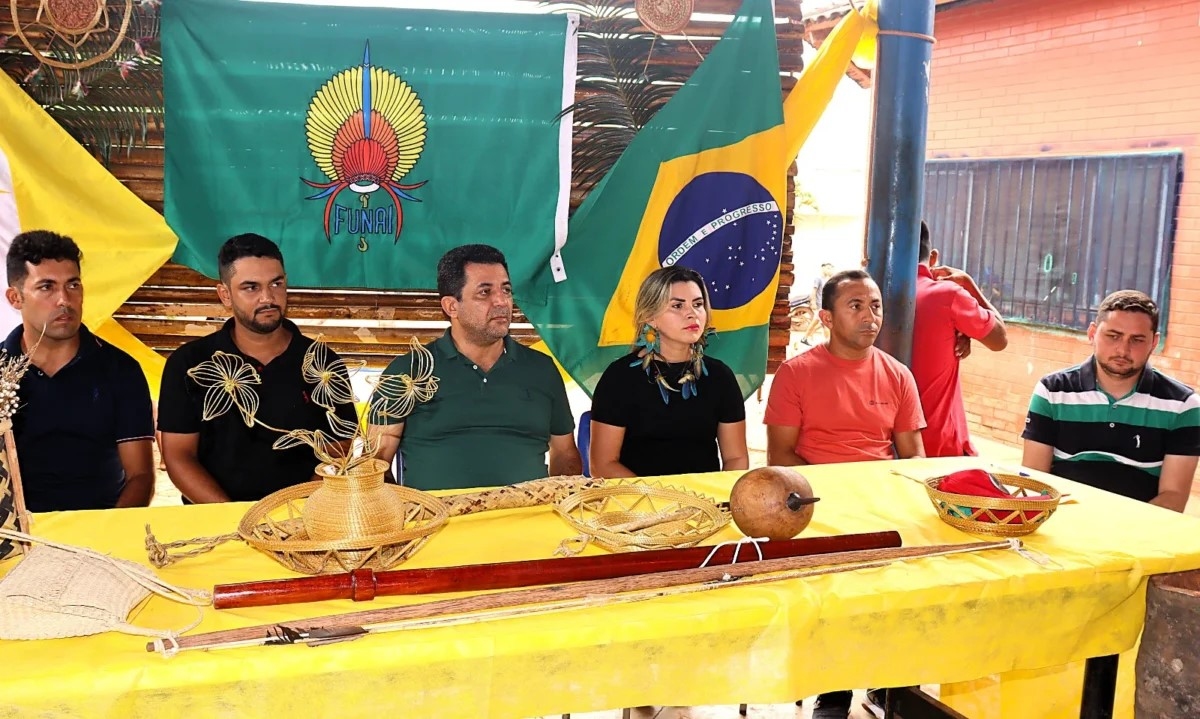 Prefeito João Alberto prestigia 1ª edição do Encontro dos Clãs Xerente em Tocantínia