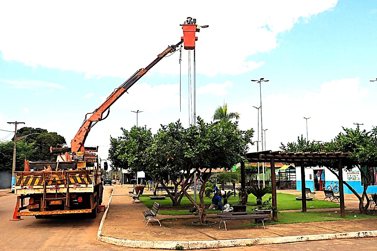 Prefeitura de Tocantínia avança na modernização da iluminação pública com tecnologia LED e amplia segurança