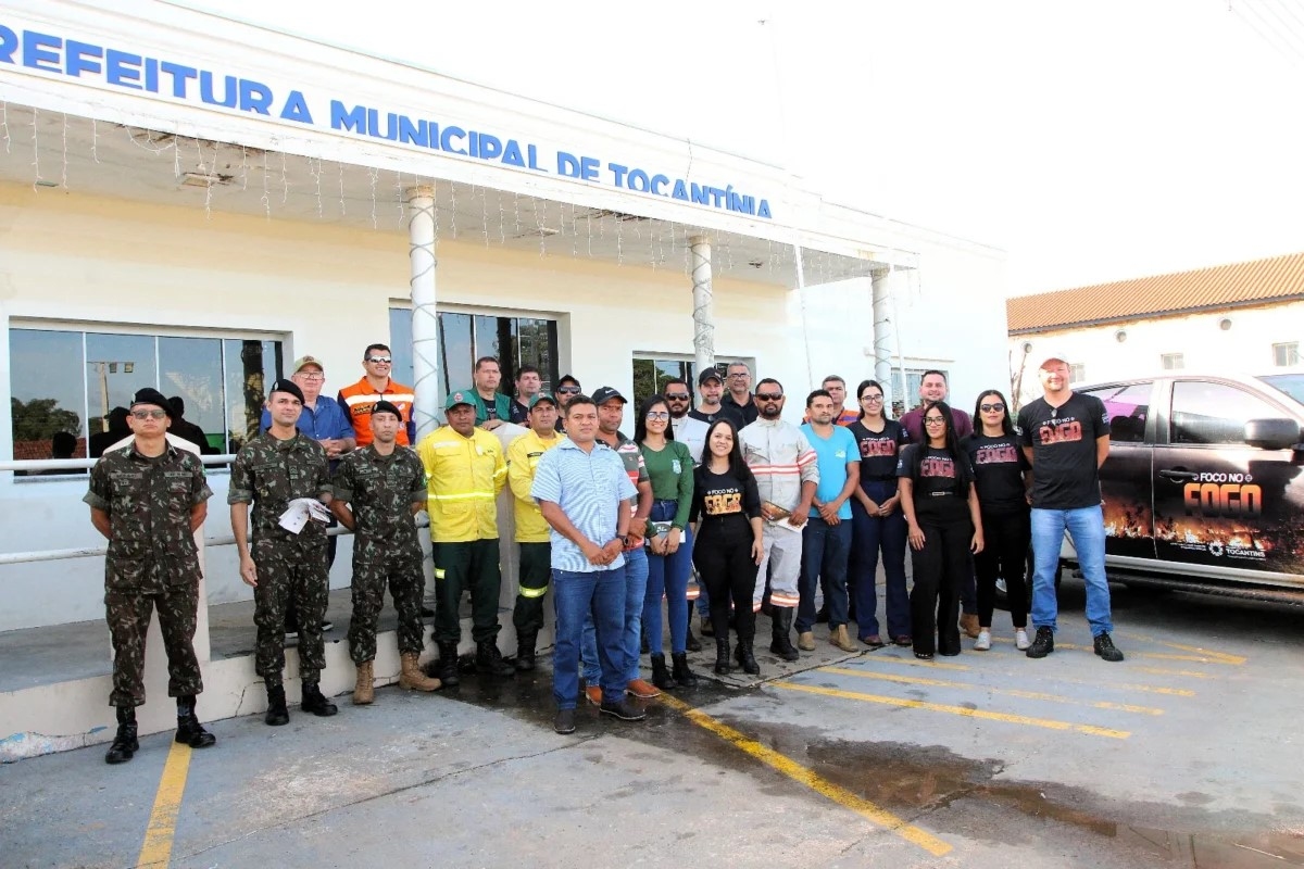 Tocantínia recebe equipe do Projeto Foco no Fogo 