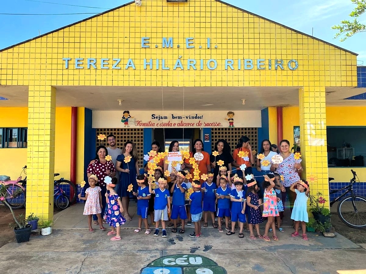EMEI Tereza Hilário Ribeiro realiza ação alusiva a campanha nacional “Faça Bonito”