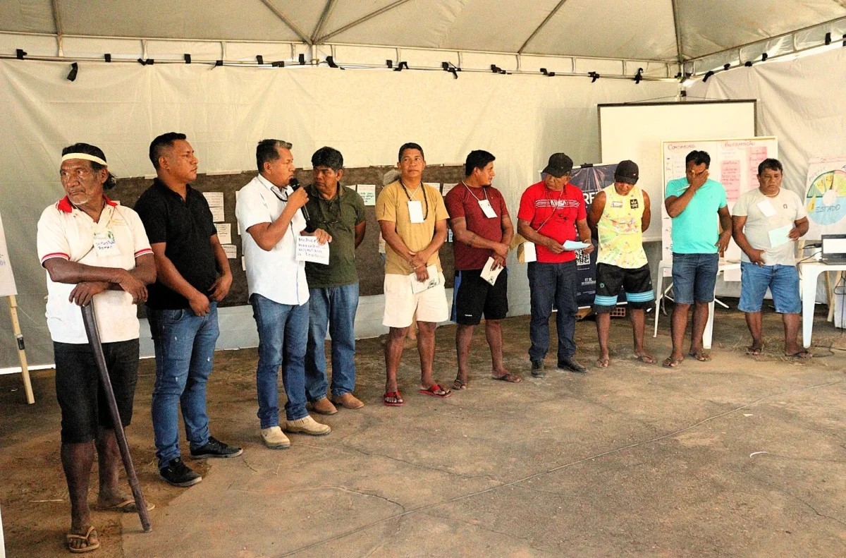 Secretário do Desenvolvimento dos Povos Indígenas de Tocantínia participa de oficinas 