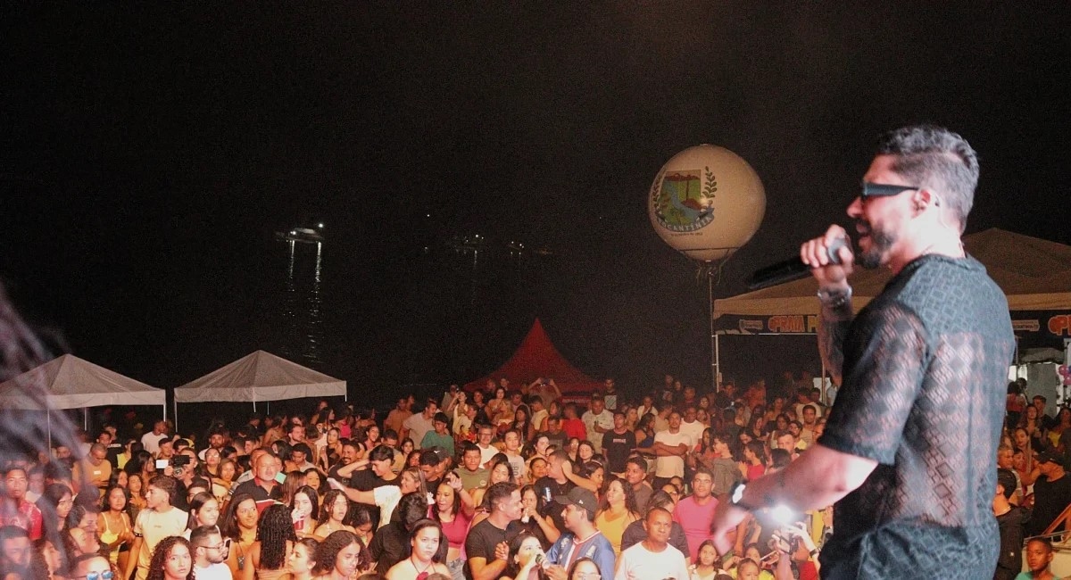 Show da festa de lançamento da Temporada 2025 em Tocantínia arrasta multidão a Praia Pôr do Sol