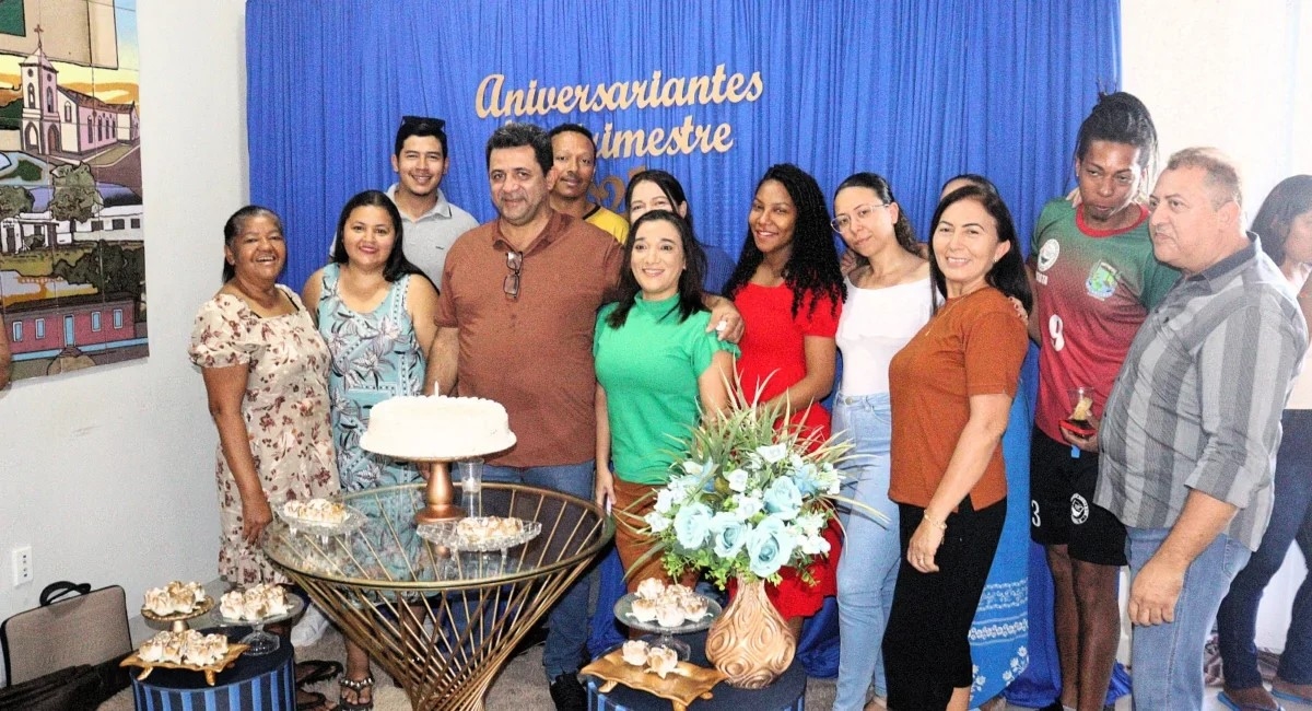 Tocantínia: Servidores aniversariantes são homenageados pela prefeitura com café da manhã