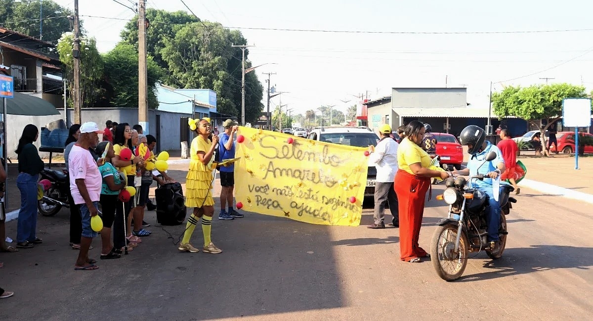 Tocantínia 72 anos: Blitz em alusão ao Setembro Amarelo Tocantínia 72 anos: Blitz em alusão ao Setembro Amarelo