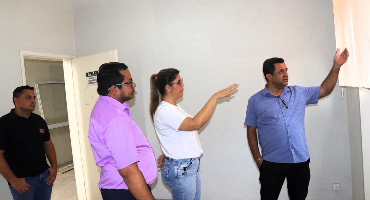Tocantínia: Prefeito João Alberto vistoria obras de construção, reformas e ampliação de escolas e UBS