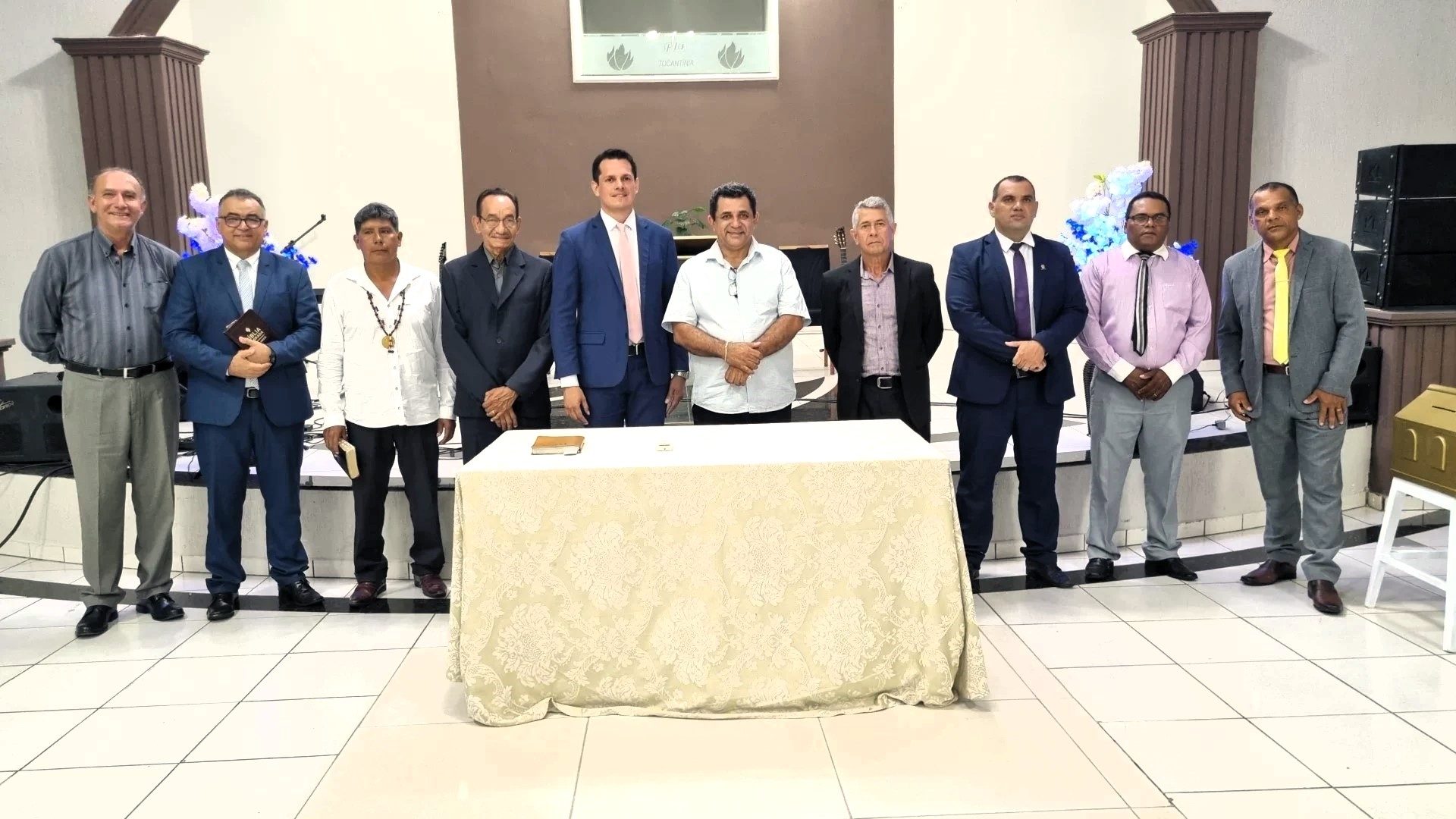 Prefeito João Alberto prestigia posse do novo presidente do COPAMETO em Tocantínia