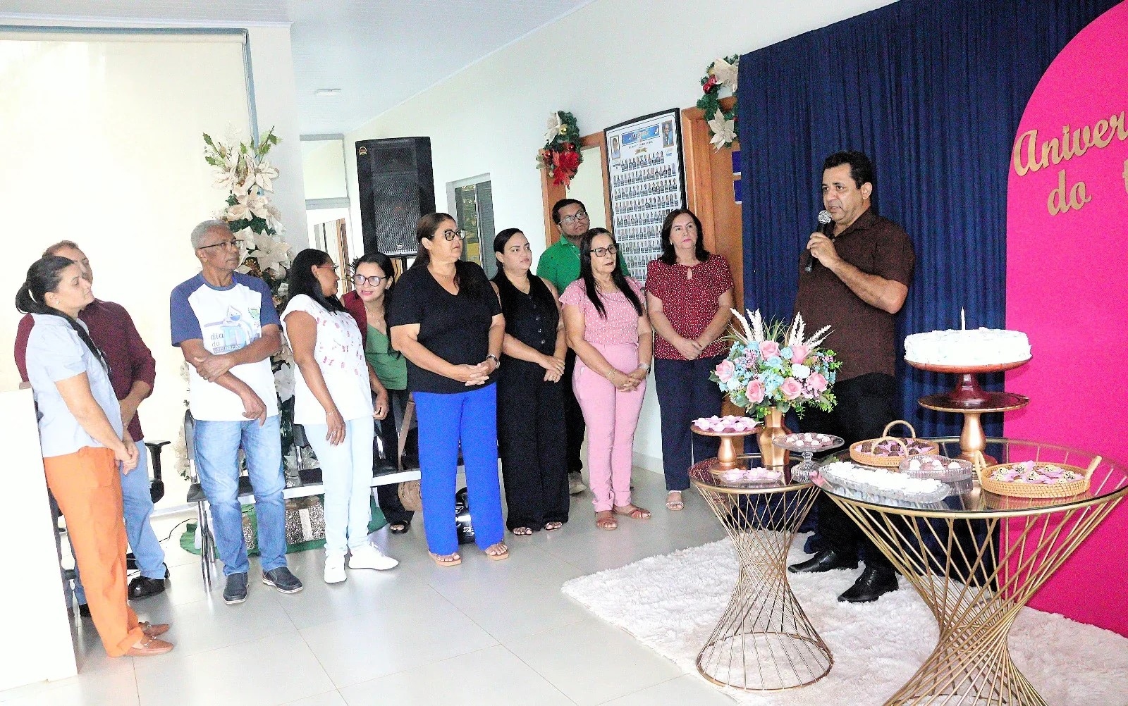 Servidores municipais aniversariantes do último trimestre de 2025 recebem homenagens da Prefeitura de Tocantínia