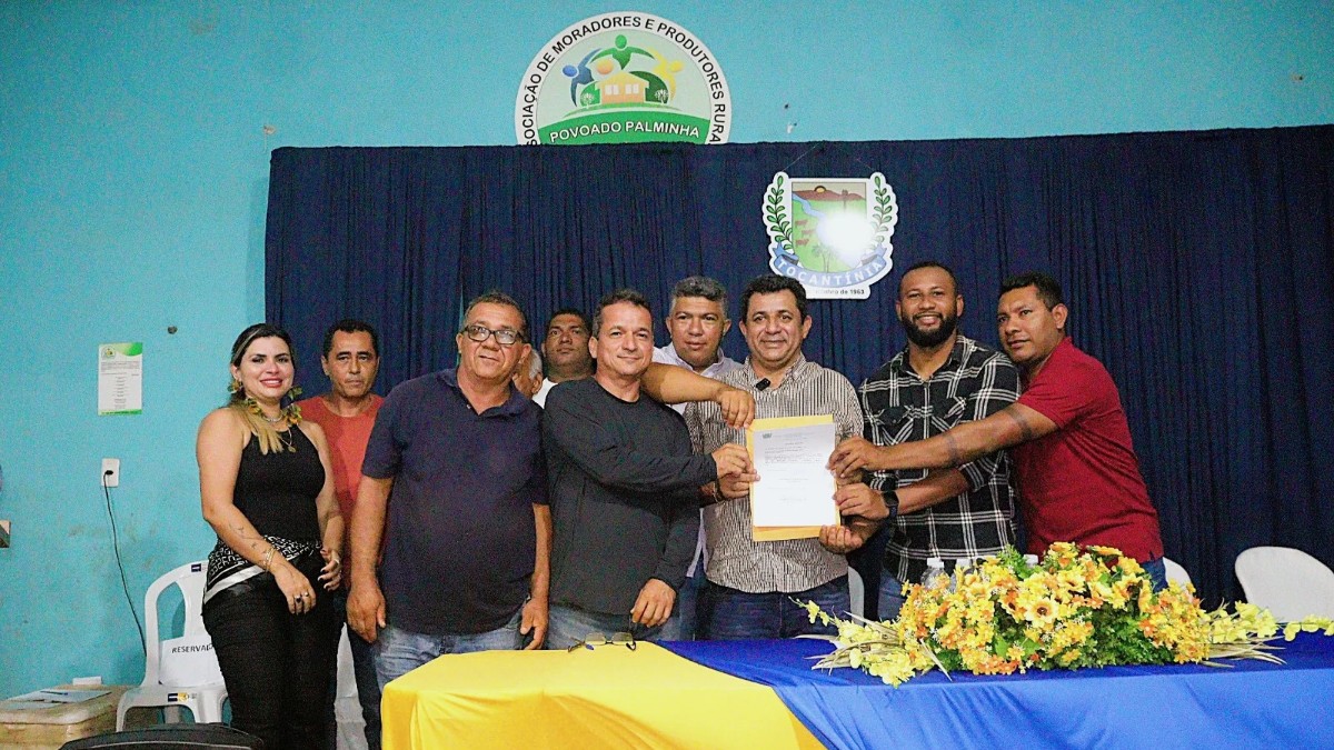 Tocantínia: João Alberto inaugura duas obras de reforma,  ampliação, e assina ordem serviço de pavimentação asfáltica na zona rural