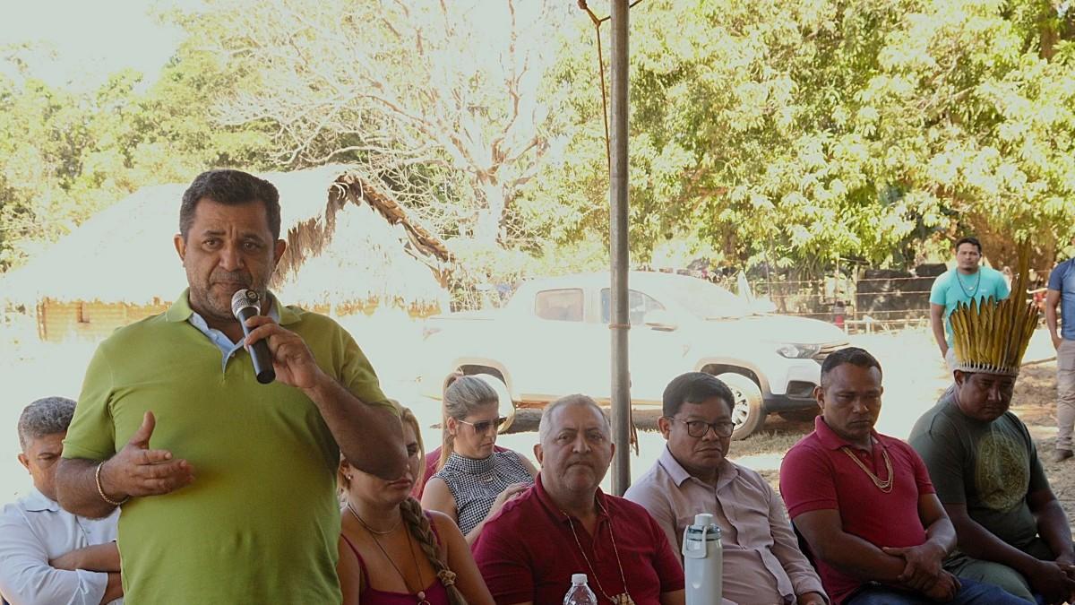 Tocantínia: Prefeito João Alberto assina Ordem de Serviço para construção da primeira Escola Municipal de Educação Infantil Indígena